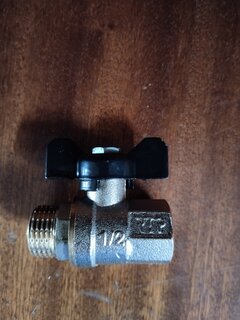 Кран для воды, 1/2&quot;, г-ш, ручка-бабочка, индивидуальная упаковка, PN40, РосТурПласт - фото 5 от пользователя