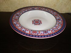 Тарелка суповая, фарфор, 21.5 см, круглая, Мавритания, B0943-A06948 - фото 1 от пользователя