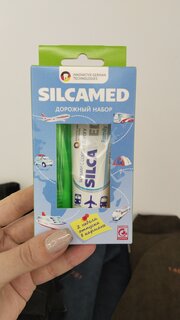 Дорожный набор Silcamed, средней жесткости, зубная паста Silcamed Family, зубная щетка Silcamed Дорожная плюс, 600134, в ассортименте - фото 2 от пользователя