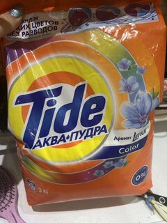 Стиральный порошок Tide, 3 кг, автомат, для цветного белья, Color 2 в 1 - фото 7 от пользователя