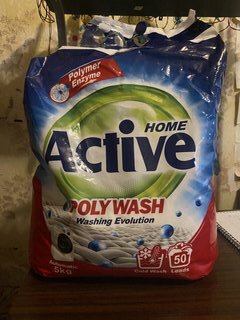 Стиральный порошок Active, 5 кг, автомат, универсальный, Poly Wash - фото 2 от пользователя