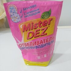 Пятновыводитель-отбеливатель Mister Dez, Eco-Cleaning, 300 г, порошок, для белья, кислородный - фото 1 от пользователя