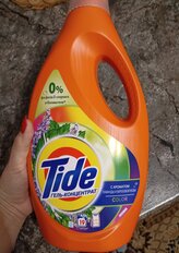 Гель для стирки Tide, 1.235 л, для цветного белья, Color Лаванда и Березовая вода - фото 6 от пользователя