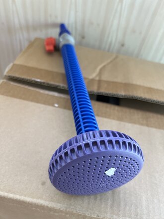 Насадка для полива 1/2&quot;, с краном, большим душем и штуцером, длинная - фото 7 от пользователя