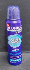 Дезодорант Deonica, Power Fresh, для мужчин, спрей, 150 мл - фото 5 от пользователя