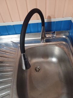Смеситель для кухни, Frap, гибкий излив, с картриджем, F4471 - фото 2 от пользователя