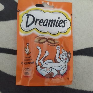 Корм для животных Dreamies, 30 г, для кошек, лакомство, курица, 52761 - фото 6 от пользователя