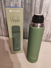 Термос нержавеющая сталь, 0.75 л, Daniks, Verde, колба нержавеющая сталь, зеленый, SL-75Z-5615C-soft - фото 5 от пользователя