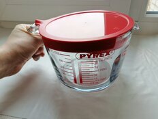 Кувшин мерный 1 л, с крышкой, Pyrex, 264P000/7046 - фото 2 от пользователя