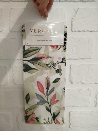 Полотенце кухонное 40х70 см, 240 г/м2, 100% хлопок, Verossa, Весна, Россия - фото 2 от пользователя