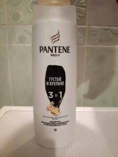 Шампунь бальзам-ополаскиватель Pantene Pro-V, Густые и крепкие, для тонких волос, 360 мл - фото 2 от пользователя