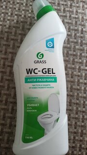 Чистящее средство для сантехники, Grass, WC-gel, гель, 750 мл - фото 2 от пользователя