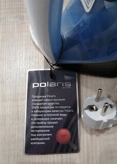 Утюг Polaris, PIR 2483K, 2400 Вт, керамика, вертикальное отпаривание, противокапельная система, система самоочистки, защита от накипи, мерный стакан, 3 м - фото 3 от пользователя