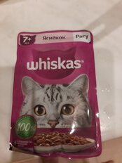 Корм для животных Whiskas, 75 г, для взрослых кошек 7+, рагу, ягненок, пауч, G8483 - фото 6 от пользователя