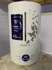 Увлажнитель воздуха Polaris, PUH 6195 TF, 4.5 л, 35 м2, 25 Вт, белый, 018658 - фото 3 от пользователя