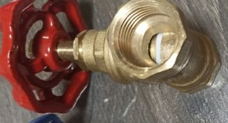 Вентиль для воды, 3/4&quot;, г-г, красный, AquaLink - фото 1 от пользователя
