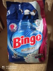 Стиральный порошок Bingo, 2 кг, автомат, универсальный, для белого и цветного белья - фото 3 от пользователя