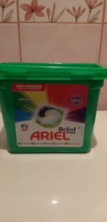 Капсулы для стирки Ariel, Pods Все-в-1 Color, для цветного белья, 23 шт, капсула 23.8 г - фото 9 от пользователя