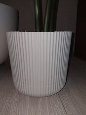 Кашпо пластик, 3.6 л, 18х17.5 см, белый ротанг, Idea, Вельвет - фото 6 от пользователя