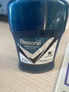 Дезодорант Rexona, MotionSense Невидимый на черном и белом, для мужчин, стик, 50 мл - фото 8 от пользователя