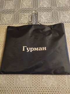 Решетка барбекю 550х320х220 мм, Гурман, хром, рукоятка дерево, плоская, съемная ручка, CB1601F - фото 4 от пользователя