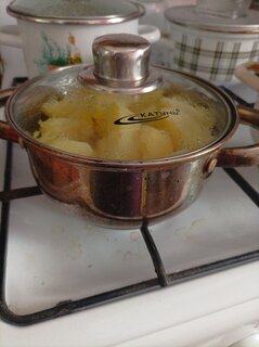 Кастрюля нержавеющая сталь, 1.6 л, с крышкой, крышка стекло, Катунь, Гретта, КТ04-D-16, индукция - фото 9 от пользователя