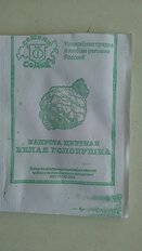 Семена Капуста цветная, Белая головушка, 0.5 г, МФ, белая упаковка, Седек - фото 9 от пользователя