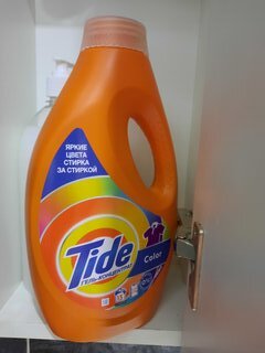 Гель для стирки Tide, 0.975 л, для цветного белья, Color - фото 3 от пользователя