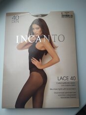 Колготки Incanto, Lace, 40 DEN, р. 4, daino/загар, ажурные трусики - фото 2 от пользователя