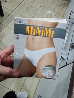 Трусы для женщин, Minimi, стринги, белые, M, 46, BO211 - фото 3 от пользователя