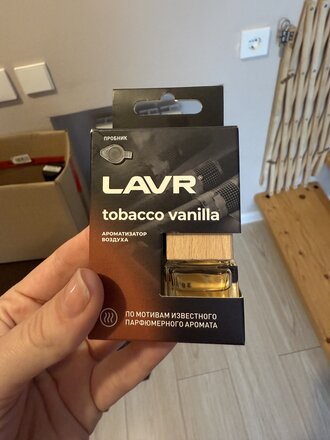 Ароматизатор в машину подвесной, бочонок, Lavr, Tobacco vanilla - фото 3 от пользователя