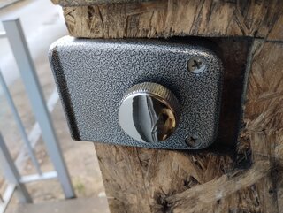 Замок накладной дверной, Аллюр, ЗН1-1 КЗ, 6 676, коробка, цилиндр, 5 ключей, универсальный, серый - фото 2 от пользователя