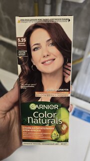 Краска для волос, Garnier, Color Naturals, 5.25, горячий шоколад, 110 мл - фото 1 от пользователя