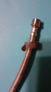 Подводка для воды 1/2&quot;х0.6 м, г-ш, сталь, полимер, ProFactor - фото 4 от пользователя