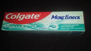 Зубная паста Colgate, МаксБлеск, 100 мл - фото 3 от пользователя