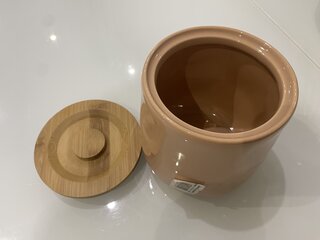Банка для сыпучих продуктов, фарфор, 1 л, 11.5х12 см, с крышкой, Bronco, Meadow, 474-159 - фото 3 от пользователя