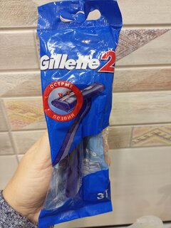 Станок для бритья Gillette, для мужчин, 3 шт, одноразовые - фото 3 от пользователя