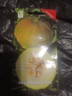 Семена Дыня, Медовый Спас, цветная упаковка, Поиск - фото 7 от пользователя