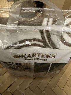 Плед евро, 200х220 см, 60% хлопок, 40% акрил, Karteks, Soft Komfort, PS382, какао, 104/200.382 - фото 3 от пользователя