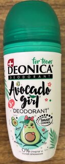 Дезодорант Deonica, For teens Avocado Girl, для девочек, ролик, 50 мл - фото 1 от пользователя