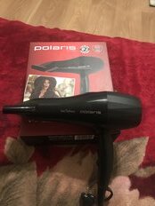Фен Polaris, PHD 2256Ti, 2200 Вт, 3 режима, 2 скорости, черный, 016537 - фото 3 от пользователя