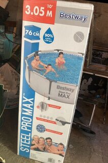 Бассейн каркасный Bestway, 305х76 см, Steel Pro Max Frame Pool, 56406, 4678 л - фото 8 от пользователя