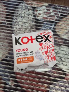 Прокладки женские Kotex, Young Normal, 10 шт, для девочек подростков, 4426 - фото 3 от пользователя