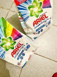 Стиральный порошок Ariel, 3 кг, автомат, для цветного белья, Ленор Эффект Воздушная свежесть - фото 5 от пользователя