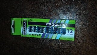 Батарейка Ergolux, ААА (LR03, 24A), Alkaline, щелочная, 1.5 В, коробка, 12 шт, 11745 - фото 2 от пользователя