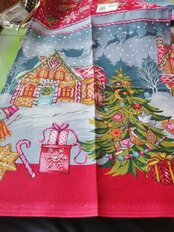 Полотенце кухонное 40х75 см, 100% хлопок, рогожка, Подарок БМ, красное, Россия - фото 9 от пользователя