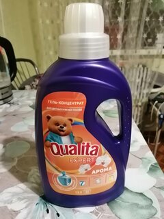 Гель для стирки Qualita, 1.3 л, универсальный, концентрат - фото 4 от пользователя