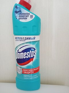 Чистящее средство универсальное, Domestos, Свежесть Атлантики, гель, 500 мл - фото 3 от пользователя