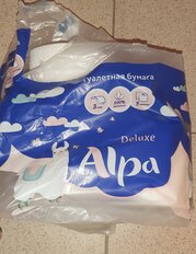 Туалетная бумага Alpa, 3 слоя, 8 шт, с втулкой, белая - фото 9 от пользователя