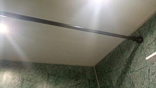 Карниз для ванной 160 см, 300 см, телескопический, черный, A310034 - фото 2 от пользователя